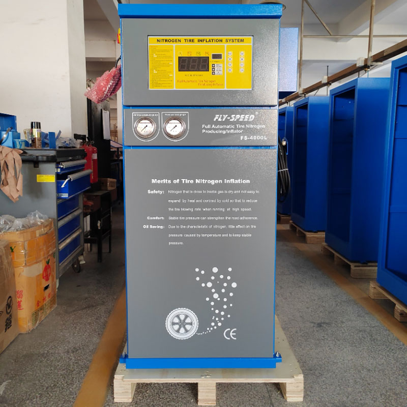 Car Care - เครื่องเติมลมยางรถยนต์อัตโนมัติ FS-4000L พร้อมเครื่องผลิตก๊าซไนโตรเจนสำหรับเติมลมยางรถยนต์