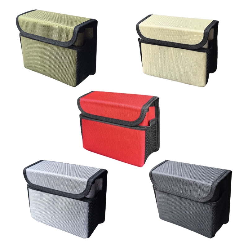 Waterproof Car Trash Can With Lid - รถกลับที่นั่งOrganizerกระเป๋าเก็บถังขยะackseat Auto Organizerกันน้ำR6FB