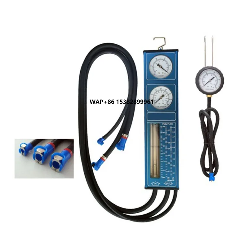 Auto Repair Tools - เครื่องทดสอบระบบเชื้อเพลิงเครื่องยนต์รถยนต์พร้อมมิเตอร์วัดการไหล EFI2100 เครื่องมือทดสอบแรงดันเชื้อเพลิงและอัตราการไหลสำหรับซ่อมรถยนต์