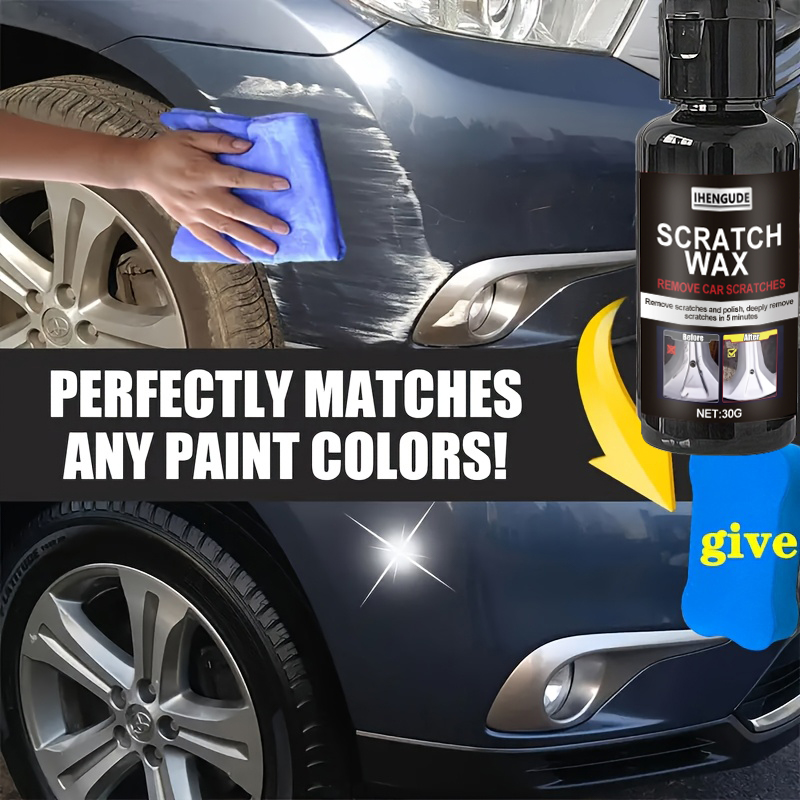 Car Scratch Repair Polishing Wax Paste - 1 ชิ้น ครีมซ่อมรอยขีดข่วนรถยนต์ 30 กรัม แว็กซ์ขัดเงารถยนต์