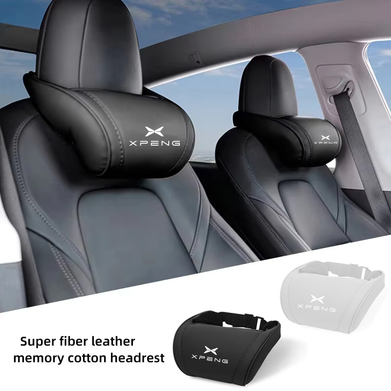 Memory Foam Car Neck Pillow Lumbar Support - หมอนรองคอในรถยนต์เมมโมรี่โฟมสำหรับ Xpeng G6 G9 P5 P7