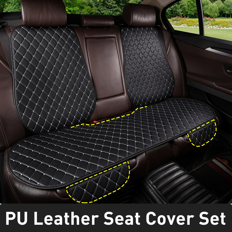 Leather Car Seat Covers Full Set Universal - ชุดหุ้มเบาะรถยนต์หนัง PU ยี่ห้อ Karcle แบบเต็มชุด ป้องกันการลื่น
