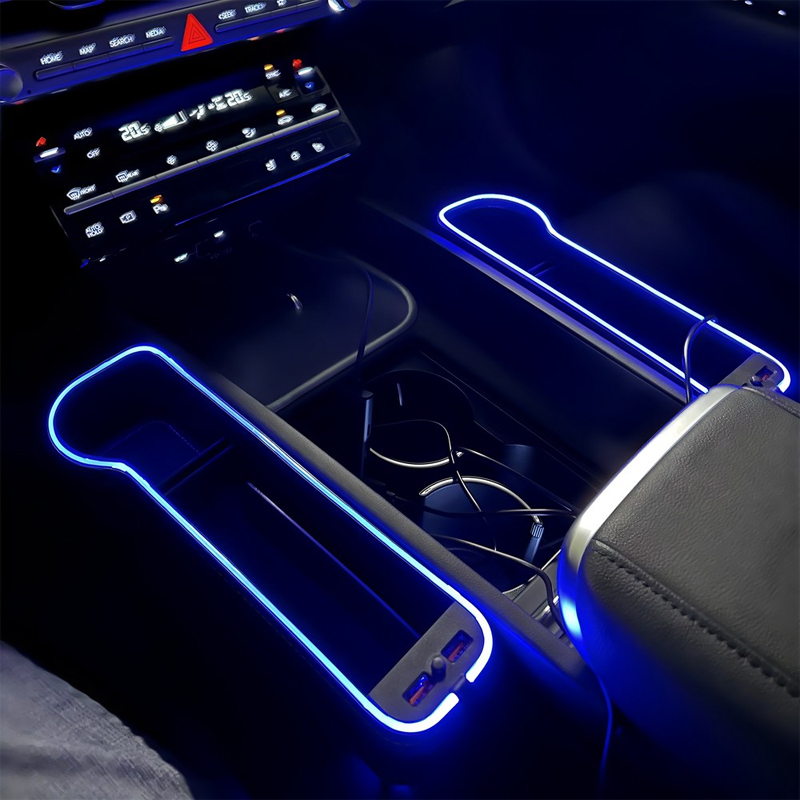 Seat Gap Filler Organizer With Usb Charger - LED รถที่นั่งรอยแยกกล่องเก็บรถ Organizer Seat Gap FILLER