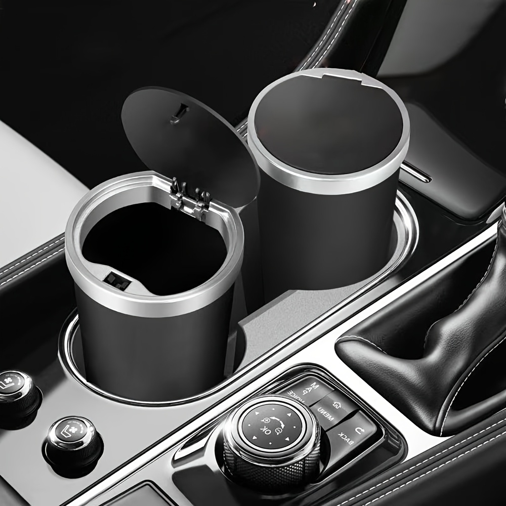 Waterproof Car Trash Can With Lid - ถังขยะในรถยนต์ขนาดเล็ก กันน้ำ กันกลิ่น ฝาเปิดง่าย ทนทาน ผลิตจากพลาสติก