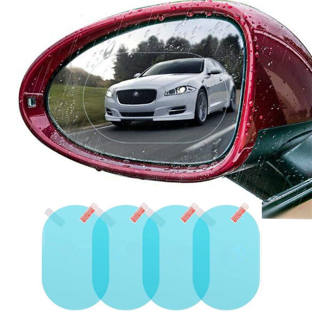 Anti Glare Car Rearview Mirror Film - 2pcs Universal Anti-FOG Anti-Glare กันฝนรถปรับกระจกมองหลัง Trim