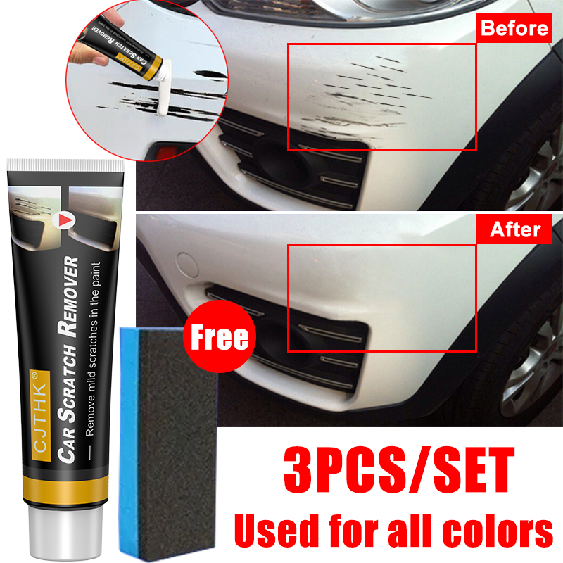 Car Scratch Repair Polishing Wax Paste - น้ำยาขัดลบรอยขีดข่วนรถยนต์ อุปกรณ์ดูแลสีรถยนต์ น้ำยาขัดลบรอยหมุนวน รอยขีดข่วน ซ่อมแซม ขัดเงา
