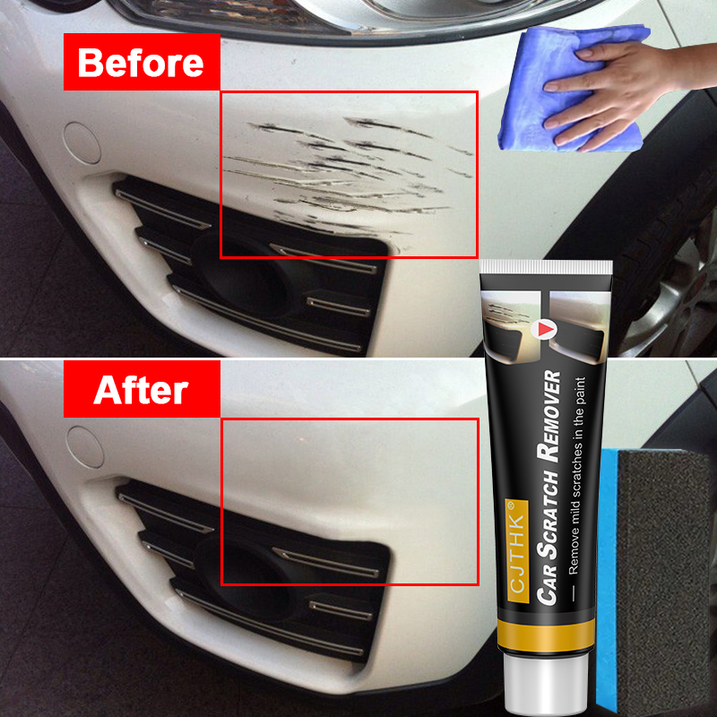 Car Scratch Repair Polishing Wax Paste - น้ำยาขัดลบรอยขีดข่วนรถยนต์ ชุดอุปกรณ์ดูแลสีรถยนต์ น้ำยาขัดลบรอยหมุน รอยขีดข่วน ซ่อมแซม ขัดเงา
