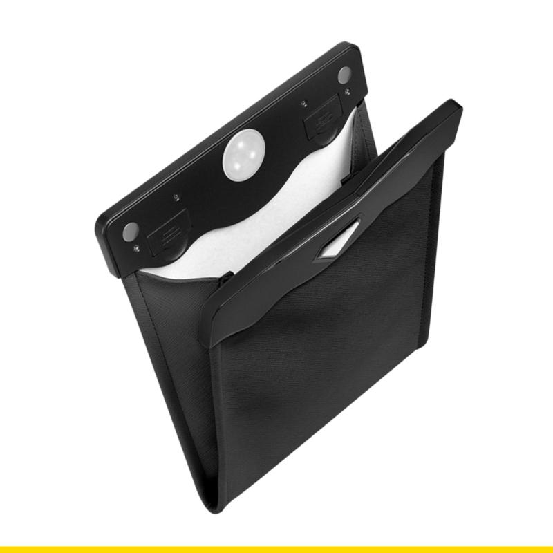 Waterproof Car Trash Can With Lid - SZCH Universal รถ เบาะหน้าหนัง PU ถังขยะสำหรับคนขับและผู้โดยสาร