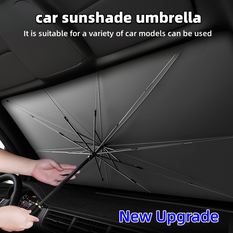 Car Sunshade Windshield Umbrella Foldable - ม่านบังแดดรถยนต์ร่มกระจกด้านหน้า Sun Shade Parasol พับฤดูร้อนป้องกันรถฉนวนกันความร้อนรถอุปกรณ์เสริม