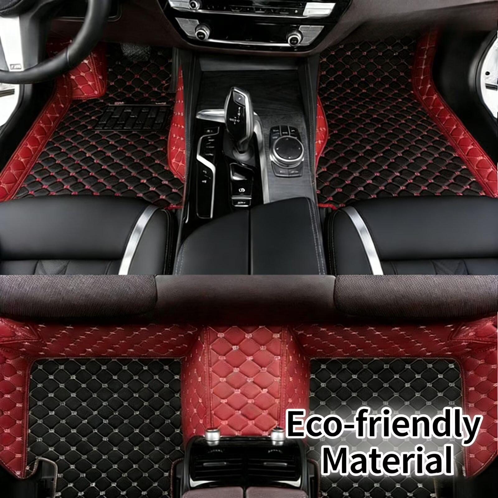 Car Floor Mats Universal Waterproof Leather - แผ่นรองพื้นรถยนต์หนัง สำหรับรถจี๊ป ลิเบอร์ตี้ เชอโรกี KK ปี