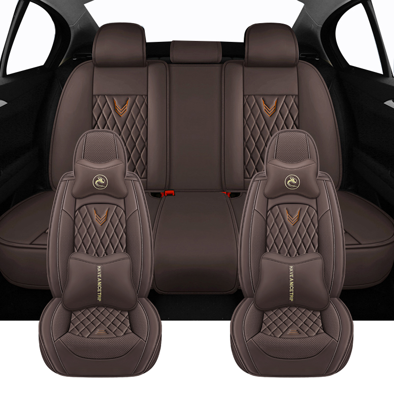 Leather Car Seat Covers Full Set Universal - ชุด Universal Car Seat สําหรับ Mitsubishi