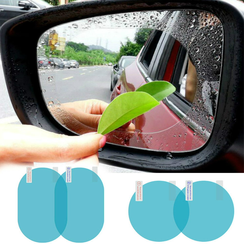 Anti Glare Car Rearview Mirror Film - ฟิล์มกันฝนสำหรับกระจกมองหลังรถยนต์สติกเกอร์กันฝ้ากันน้ำป้องกันแสงสะท้อนด้านข้างฟิล์มกันน้ำ