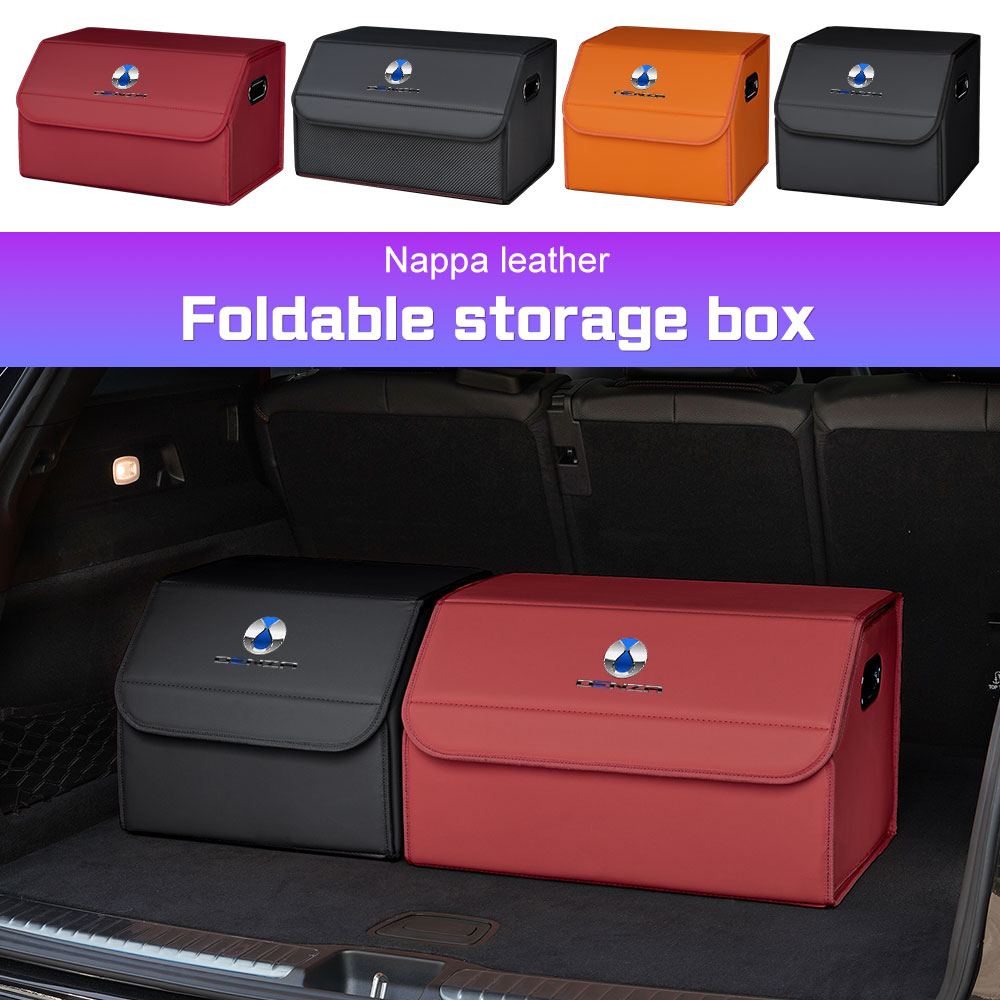 Car Trunk Organizer Foldable Storage Box - สำหรับ BYD Denza B5 B8 EV
