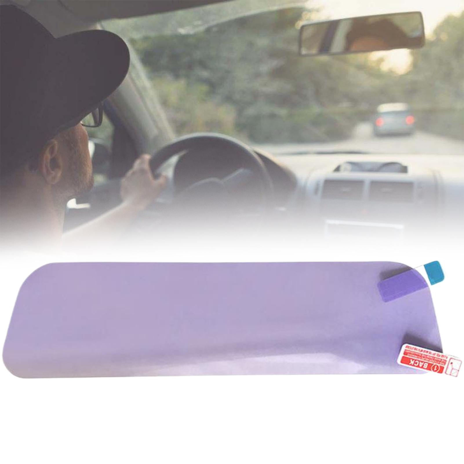 Anti Glare Car Rearview Mirror Film - ฟิล์มกันแสงสะท้อนสำหรับกระจกมองหลังในรถยนต์ ฟิล์มสะท้อนแสงสำหรับมองหลังรถยนต์ ฟิล์มใสทนทาน สติ๊กเกอร์ติดกระจกมองหลังรถยนต์
