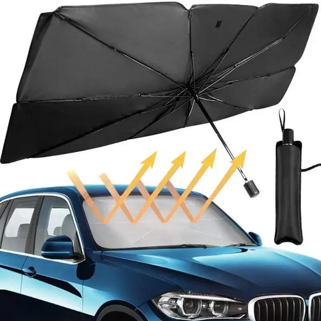 ร่มบังแดดกระจกรถยนต์, 3 ชั้น ก - Car Sunshade Windshield Umbrella Foldable บทวิจารณ์และราคา