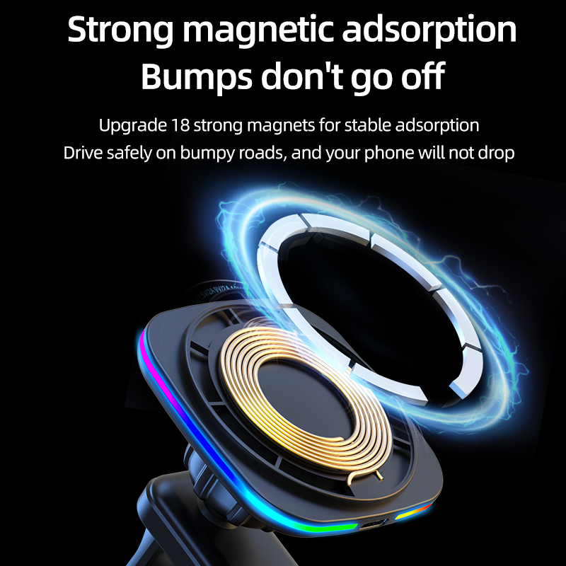 แท่นชาร์จไร้สายแม่เหล็กแบบติดช - Magnetic Phone Holder For Car Vent บทวิจารณ์และราคา