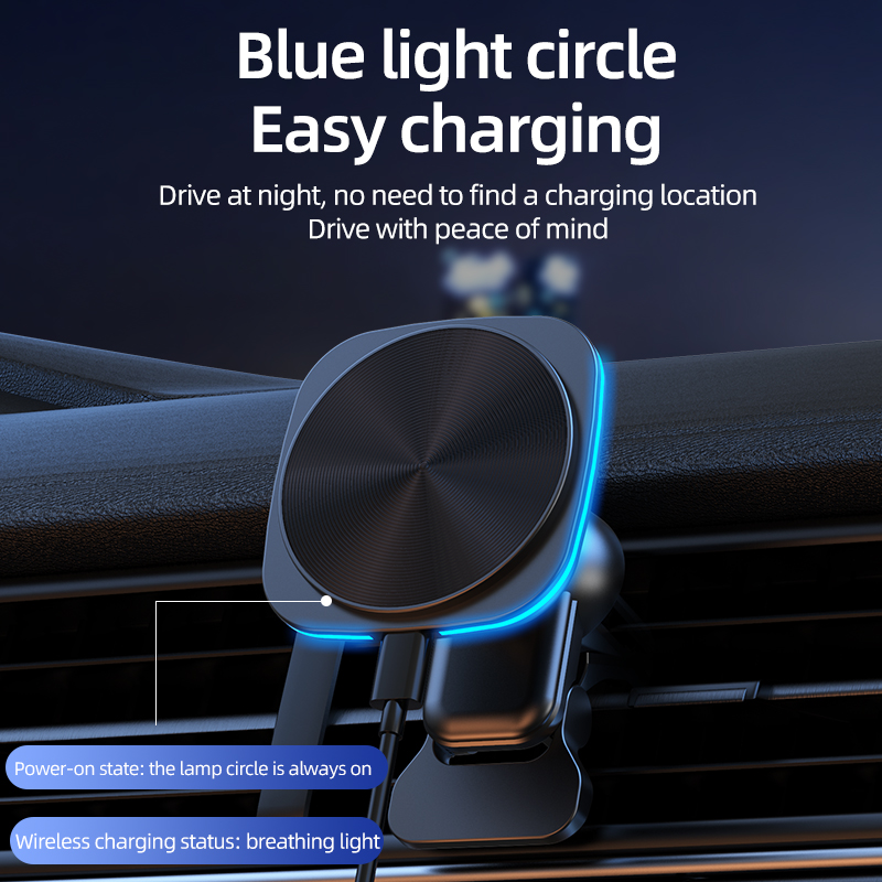 แท่นชาร์จไร้สายแม่เหล็กแบบติดช - Magnetic Phone Holder For Car Vent บทวิจารณ์และราคา