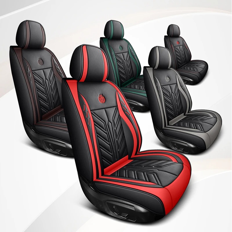 ชุดหุ้มเบาะรถยนต์ 5 ที่นั่ง ระ - Leather Car Seat Covers Full Set Universal บทวิจารณ์และราคา