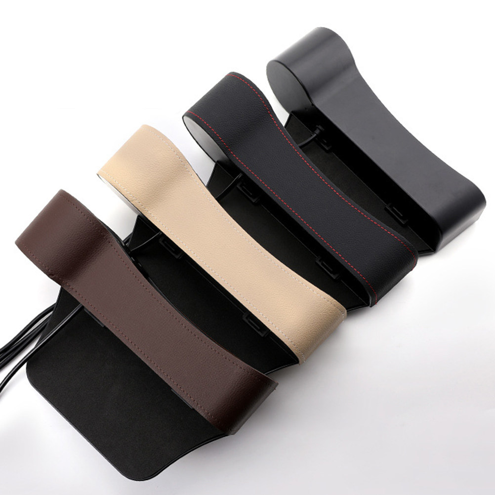 กล่องเก็บของช่องว่างเบาะรถยนต์ - Seat Gap Filler Organizer With Usb Charger บทวิจารณ์และราคา