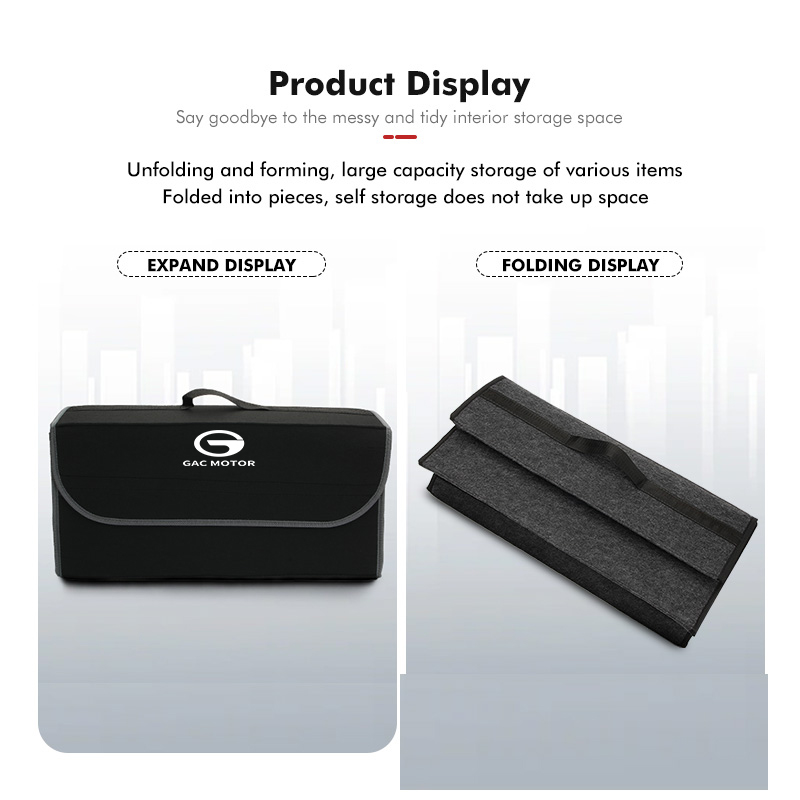 กล่องเก็บของท้ายรถแบบพับได้ ทำ - Car Trunk Organizer Foldable Storage Box บทวิจารณ์และราคา