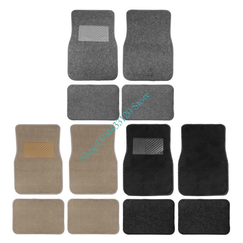 0XXD 4PCS Universal รถพรมปูพื้ - Car Floor Mats Universal Waterproof Leather บทวิจารณ์และราคา