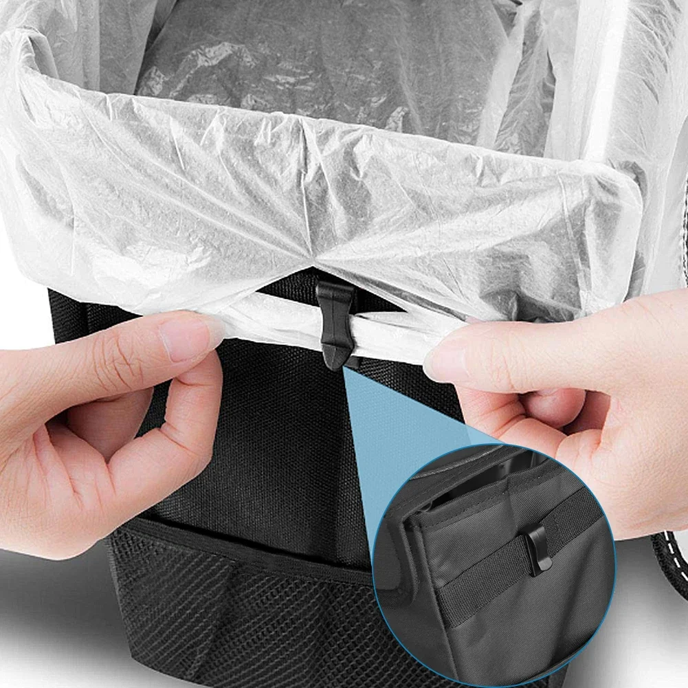 ถังขยะในรถยนต์แบบพกพา กันน้ำ พ - Waterproof Car Trash Can With Lid บทวิจารณ์และราคา