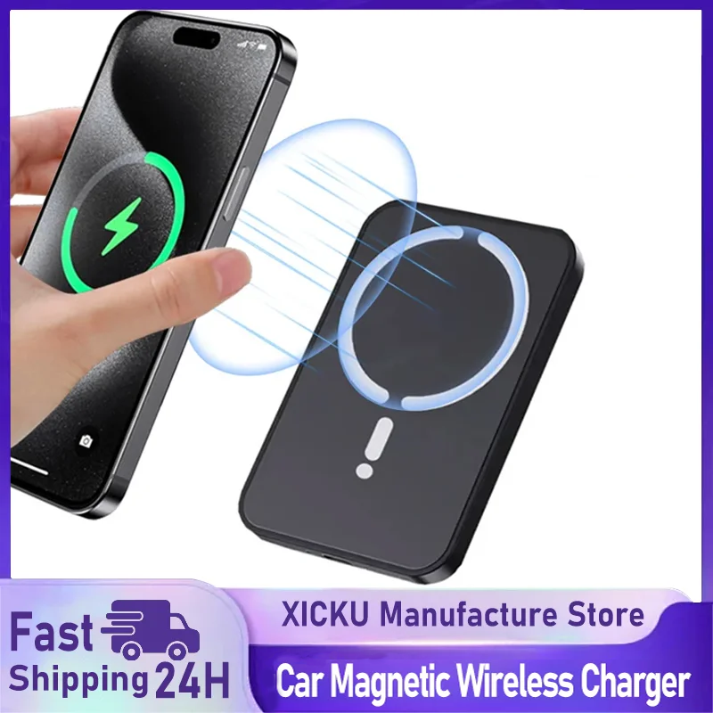 ที่ชาร์จไร้สายในรถยนต์แบบแม่เห - Magnetic Phone Holder For Car Vent บทวิจารณ์และราคา