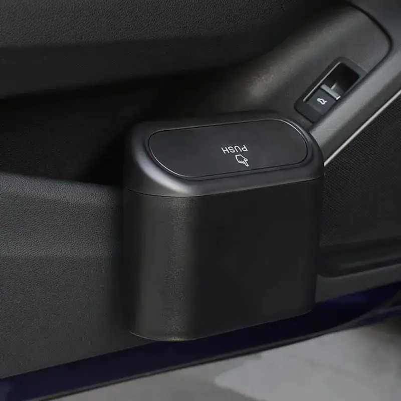 ถังขยะในรถยนต์ขนาดเล็กพร้อมฝาเ - Waterproof Car Trash Can With Lid บทวิจารณ์และราคา