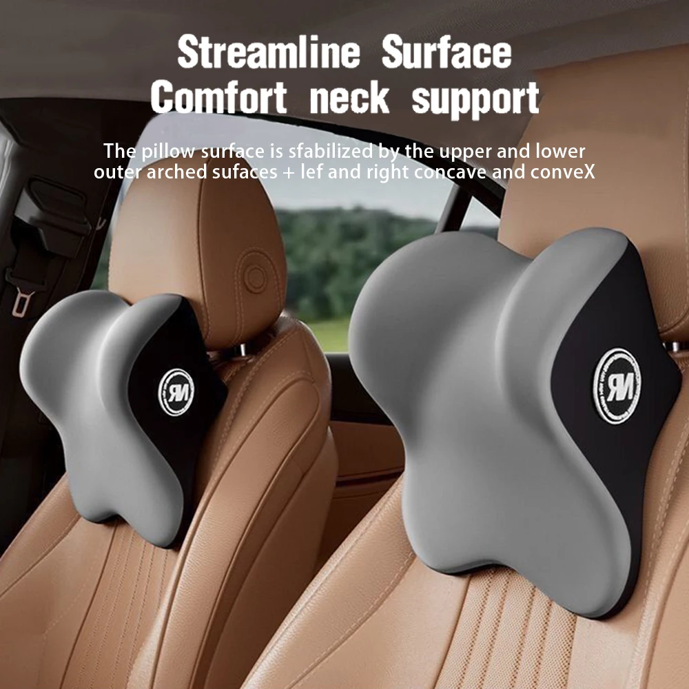 รถหน่วยความจําโฟม Headrest ชุด - Memory Foam Car Neck Pillow Lumbar Support บทวิจารณ์และราคา
