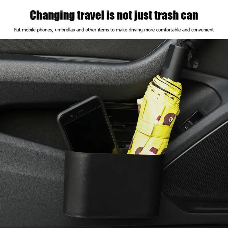 ขายส่งแบบพกพาพลาสติกกล่องเก็บร - Waterproof Car Trash Can With Lid บทวิจารณ์และราคา