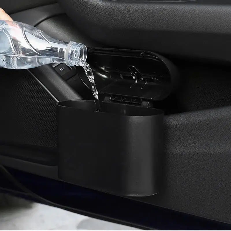 ขายส่งแบบพกพาพลาสติกกล่องเก็บร - Waterproof Car Trash Can With Lid บทวิจารณ์และราคา