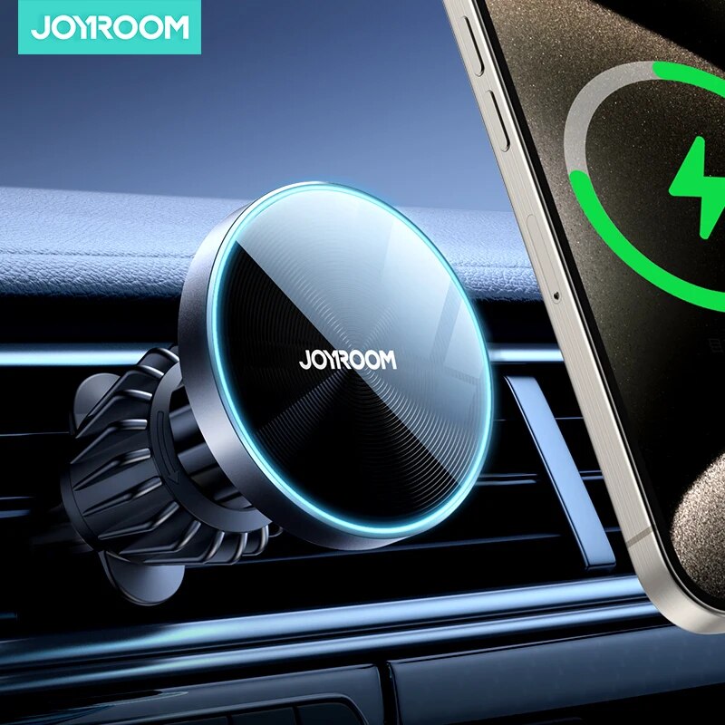 Joyroom แม่เหล็กรถโทรศัพท์ Mou - Wireless Car Charger Mount Fast Charging บทวิจารณ์และราคา