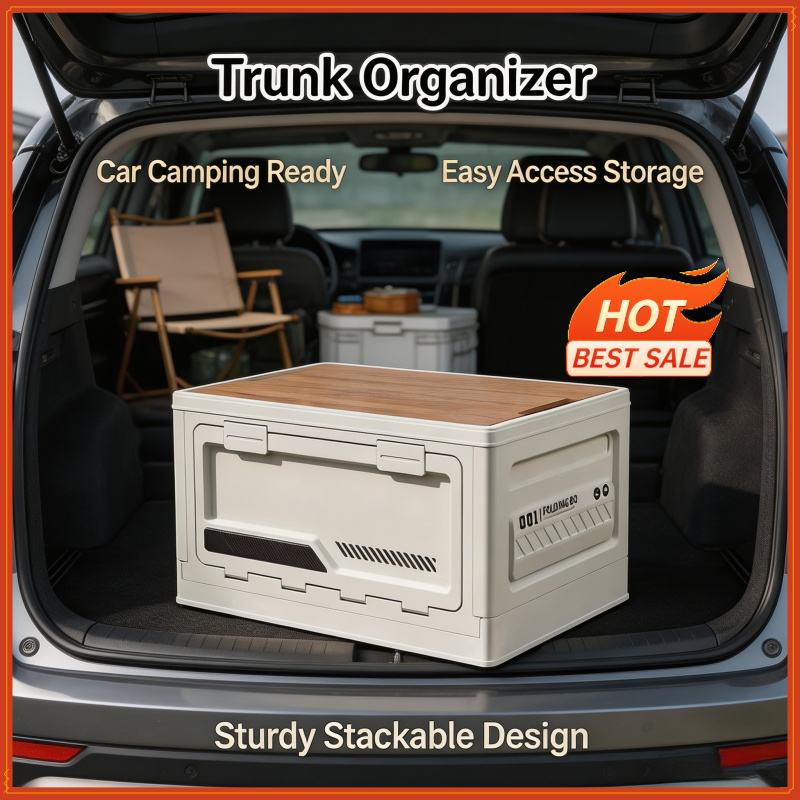 กล่องเก็บของกลางแจ้ง กล่องพับไ - Car Trunk Organizer Foldable Storage Box บทวิจารณ์และราคา