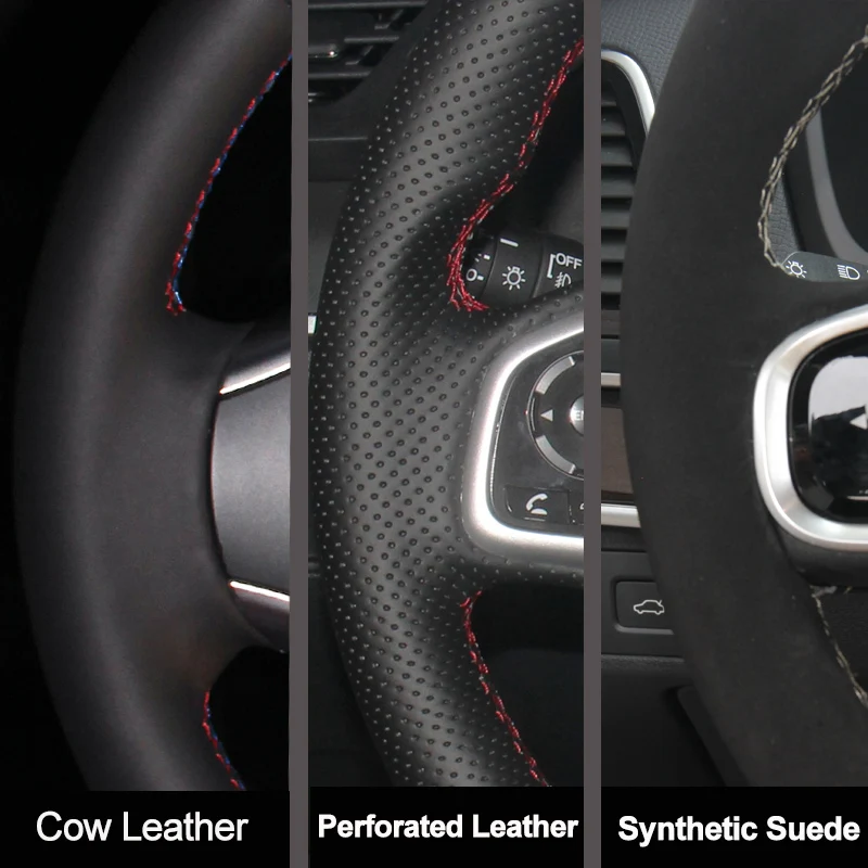 สำหรับฮุนได เอลันตร้า 4 ปี 201 - Car Steering Wheel Cover Anti Slip Breathable บทวิจารณ์และราคา