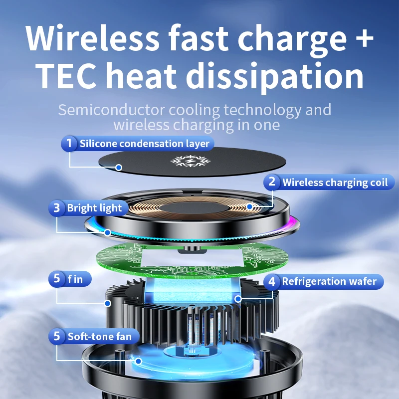 แท่นชาร์จแม่เหล็กสำหรับ iPhone - Wireless Car Charger Mount Fast Charging บทวิจารณ์และราคา