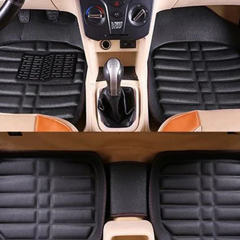 แผ่นรองพื้นรถยนต์กันน้ำคุณภาพพ - Car Floor Mats Universal Waterproof Leather บทวิจารณ์และราคา