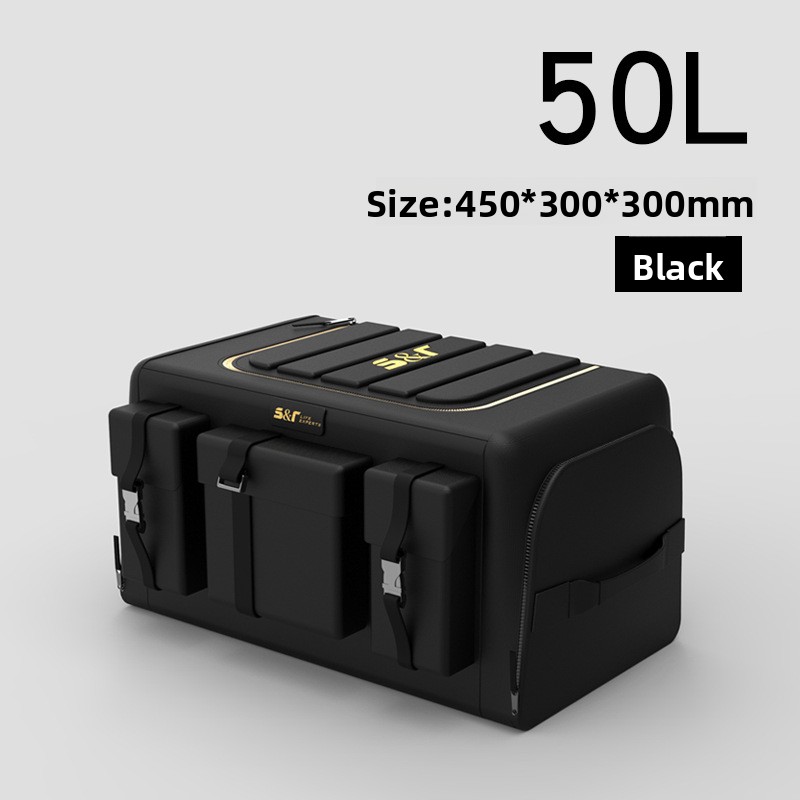กล่องเก็บของท้ายรถแบบพับได้อเน - Car Trunk Organizer Foldable Storage Box บทวิจารณ์และราคา