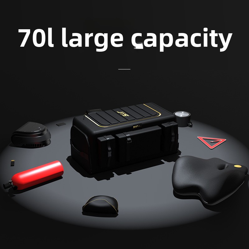 กล่องเก็บของท้ายรถแบบพับได้อเน - Car Trunk Organizer Foldable Storage Box บทวิจารณ์และราคา