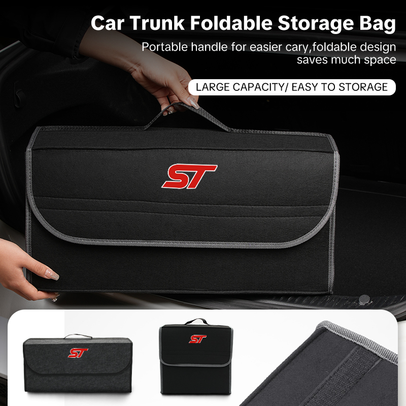 กล่องเก็บของท้ายรถแบบพับได้ สำ - Car Trunk Organizer Foldable Storage Box บทวิจารณ์และราคา