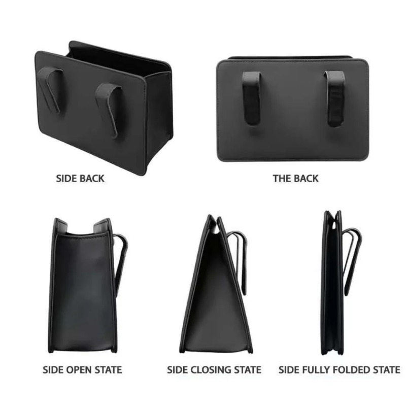 ถังขยะในรถยนต์ กล่องเก็บของติด - Waterproof Car Trash Can With Lid บทวิจารณ์และราคา