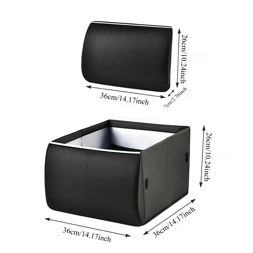 กล่องเก็บของอเนกประสงค์ 2-in-1 - Car Trunk Organizer Foldable Storage Box บทวิจารณ์และราคา