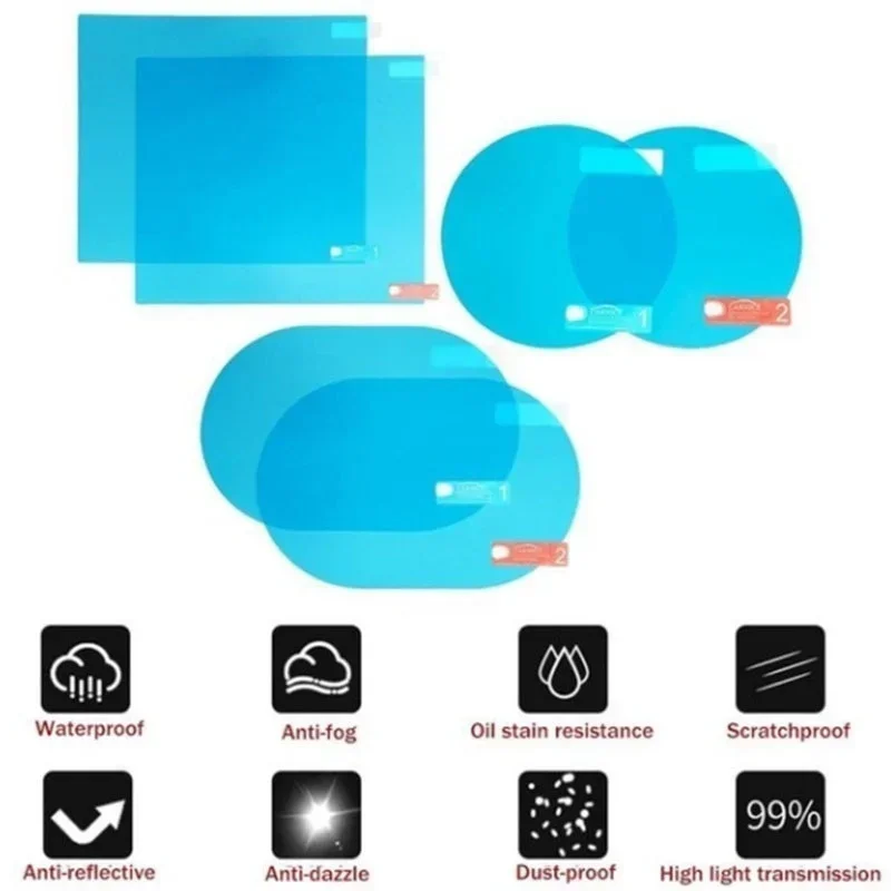 ฟิล์มป้องกันกระจกมองหลังรถยนต์ - Anti Glare Car Rearview Mirror Film บทวิจารณ์และราคา