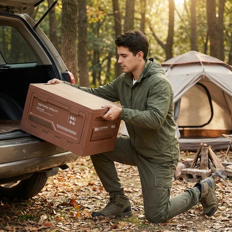 กล่องเก็บของกลางแจ้ง กล่องพับไ - Car Trunk Organizer Foldable Storage Box บทวิจารณ์และราคา