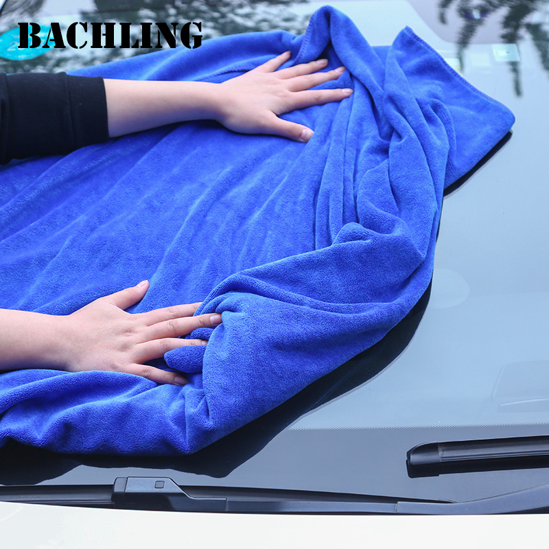 60x160/180 ซม.ผ้าเช็ดตัวล้างรถ - Microfiber Car Drying Towel Super Absorbent บทวิจารณ์และราคา