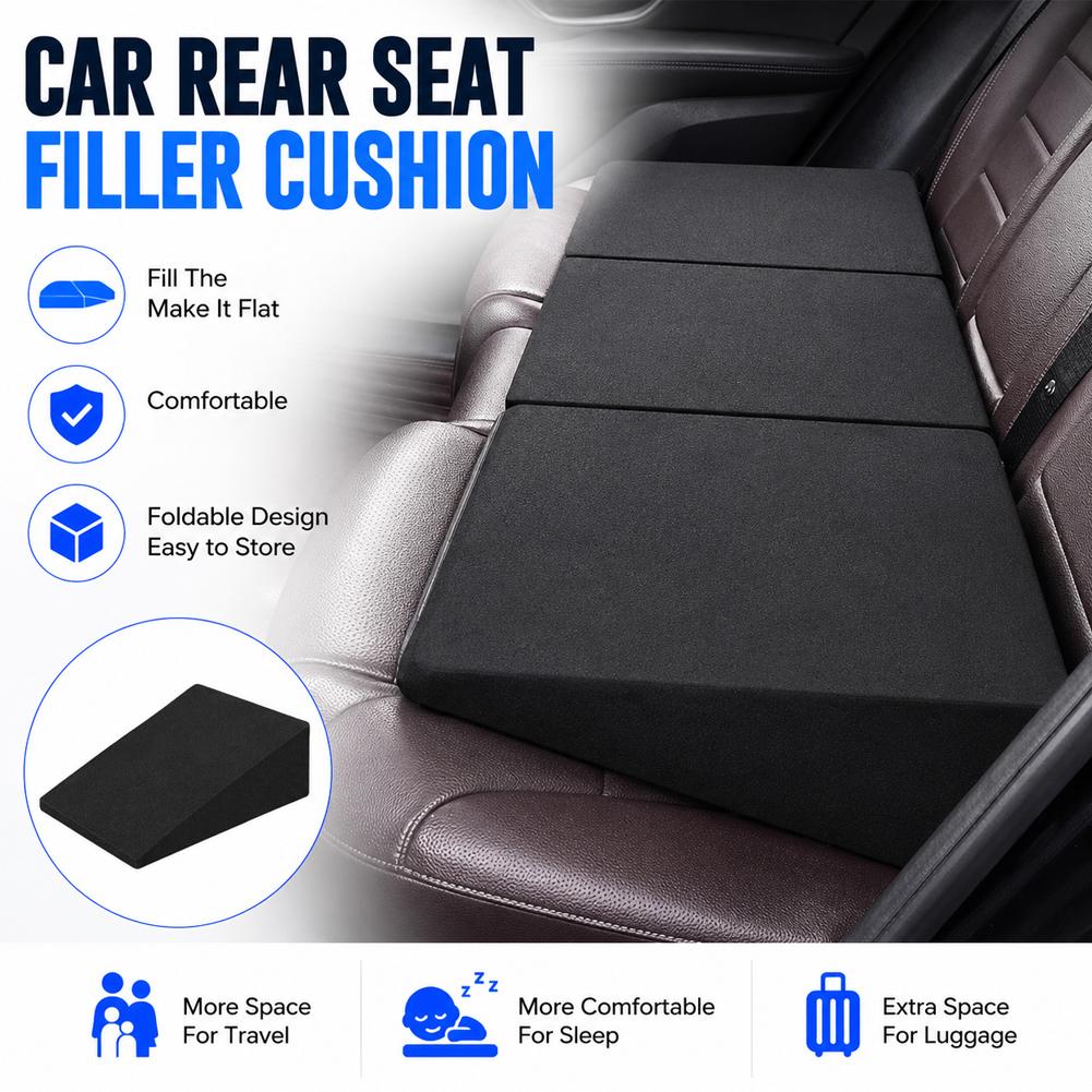 แผ่นรองปรับระดับเบาะรถยนต์ โฟม - Memory Foam Car Neck Pillow Lumbar Support บทวิจารณ์และราคา