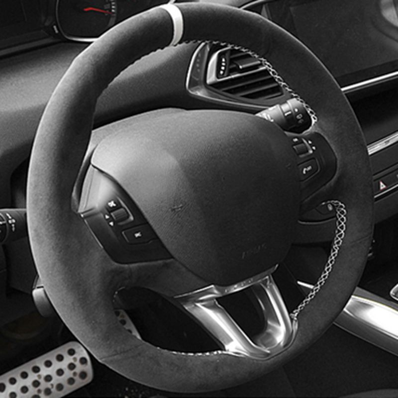 ที่กำหนดเองพวงมาลัยรถพวงมาลัยร - Car Steering Wheel Cover Anti Slip Breathable บทวิจารณ์และราคา