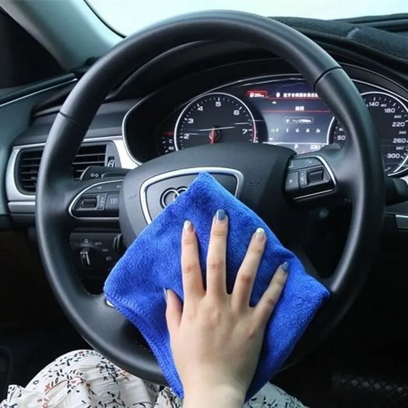 ผ้าไมโครไฟเบอร์เช็ดรถยนต์ 10/2 - Microfiber Car Drying Towel Super Absorbent บทวิจารณ์และราคา