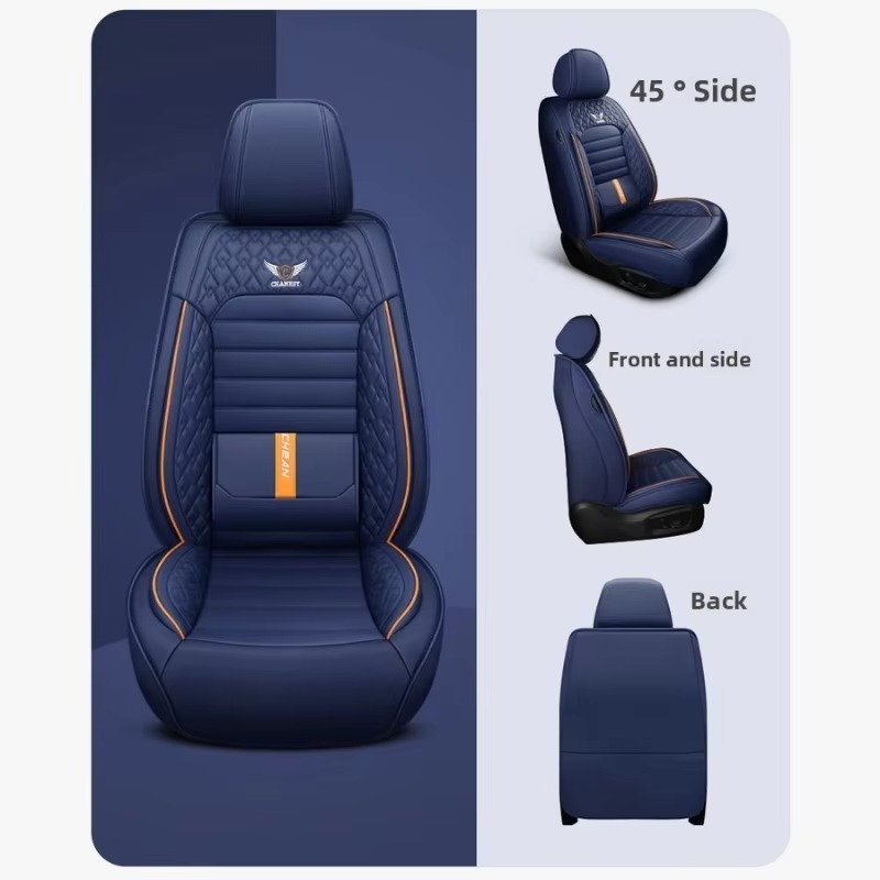 ชุดหุ้มเบาะรถยนต์หนัง PU หรูหร - Leather Car Seat Covers Full Set Universal บทวิจารณ์และราคา