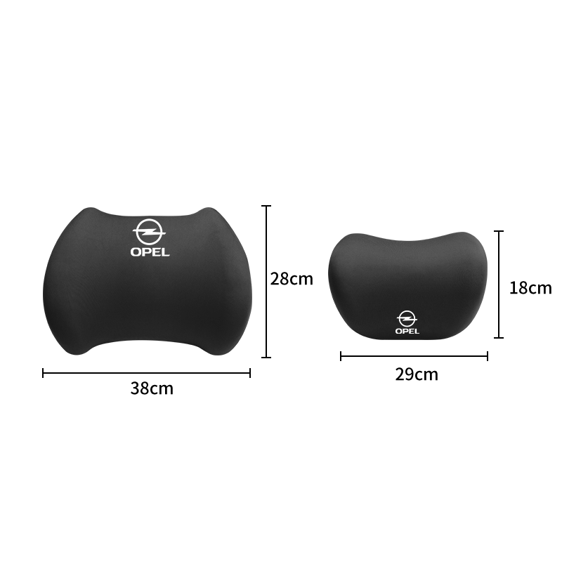 หมอนรองคอในรถยนต์ เมมโมรี่โฟม  - Memory Foam Car Neck Pillow Lumbar Support บทวิจารณ์และราคา