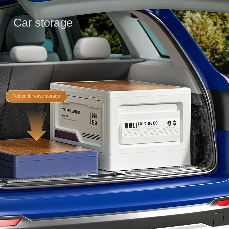กล่องเก็บของกลางแจ้ง กล่องพับไ - Car Trunk Organizer Foldable Storage Box บทวิจารณ์และราคา